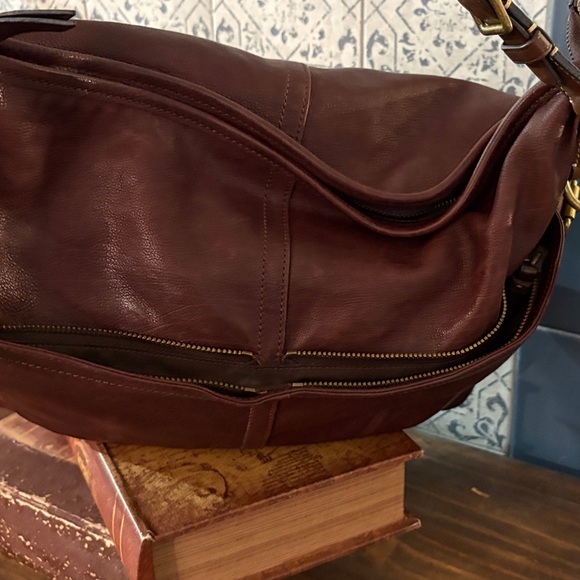 Coach Vintage Dark Brown Leather Bucket Bag - Picture 5 of 9